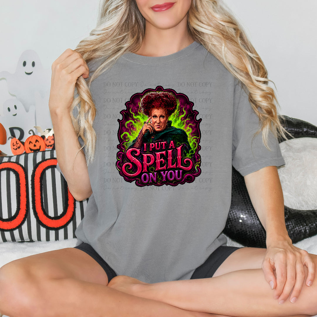 I put a smell on you HP green flames (Divine) DTF Transfer
