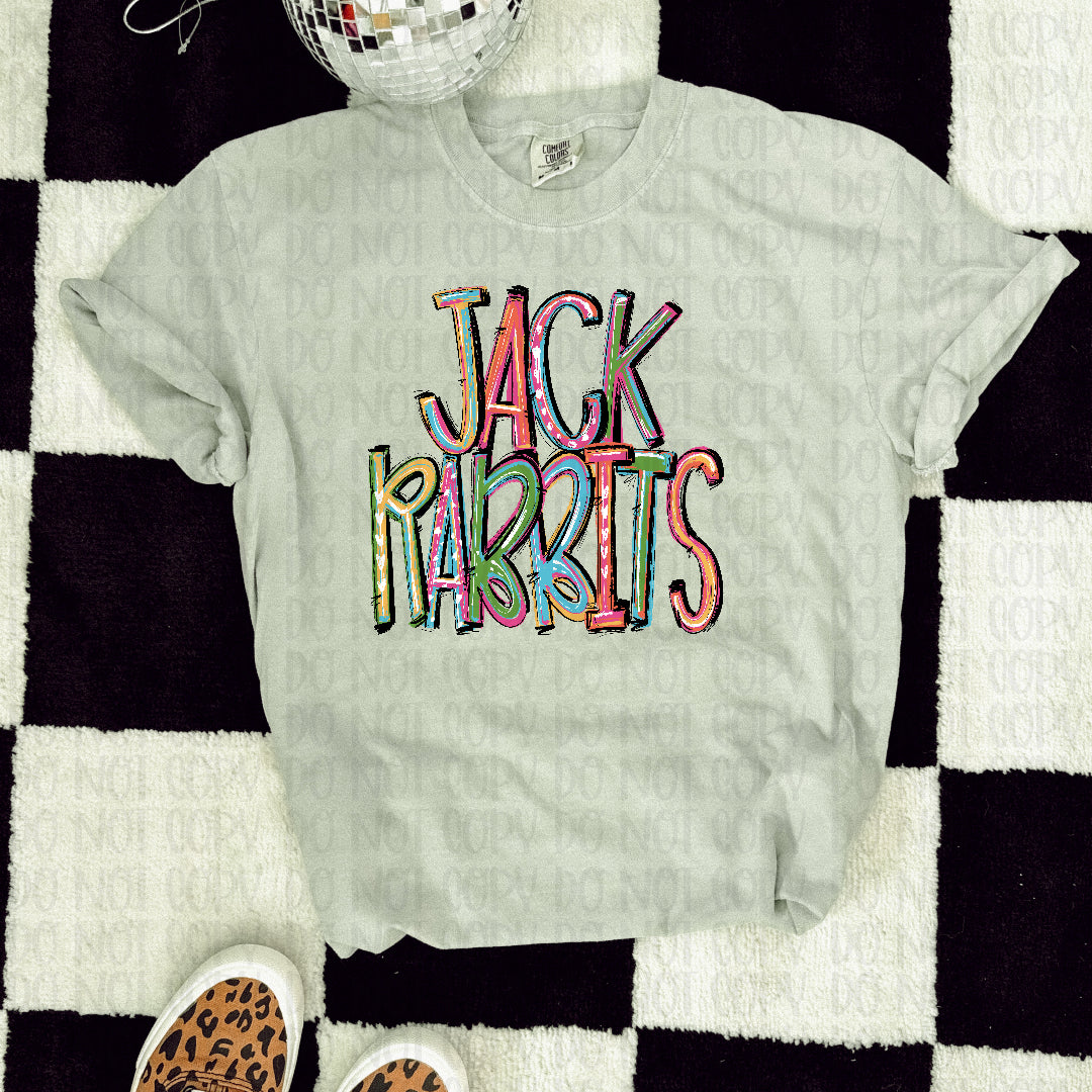 Jackrabbits Pixie Words (S&G) DTF transfer