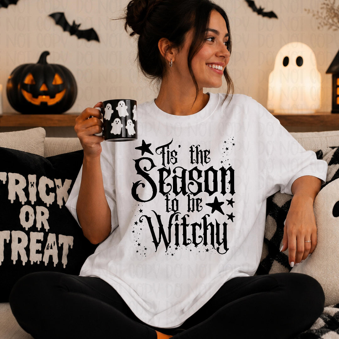 Tis the season to be witchy BLACK (Texan) DTF transfer