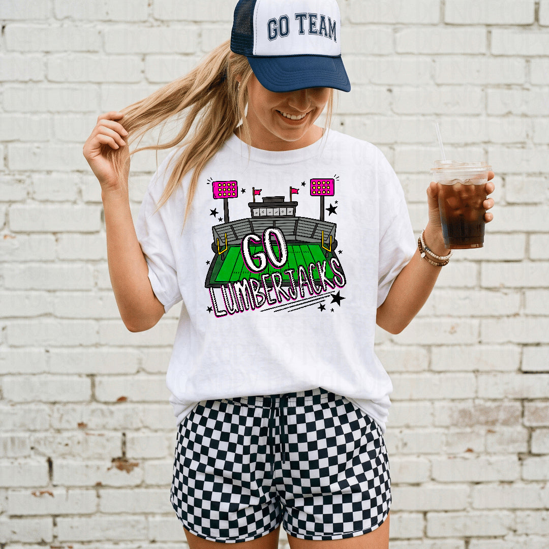 Go Lumberjacks football stadium (JBD) DTF transfer
