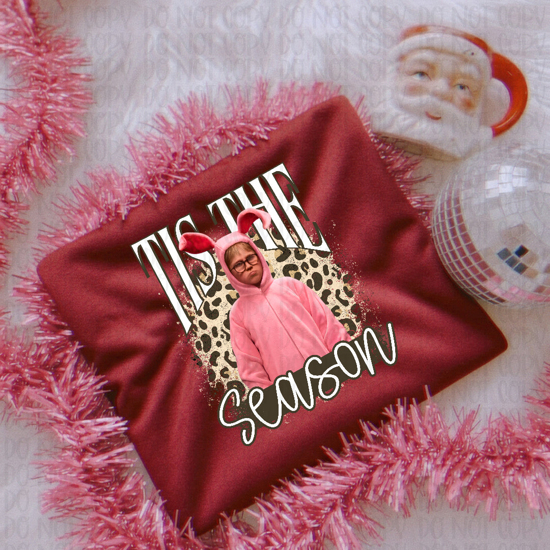Tis the season pink pajamas (CC) DTF transfer