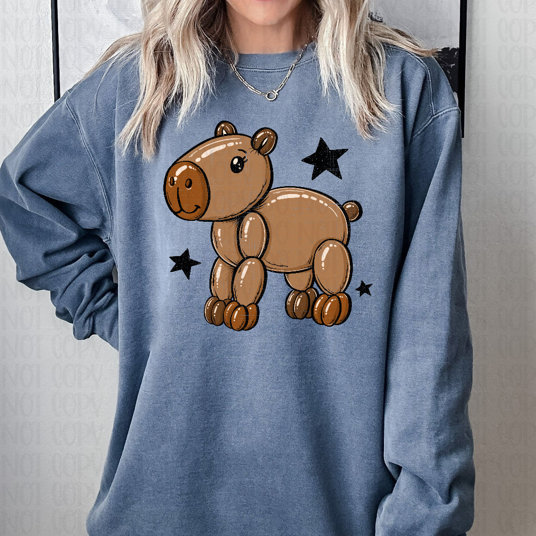 Balloon capybara (Scarlow) DTF Transfer