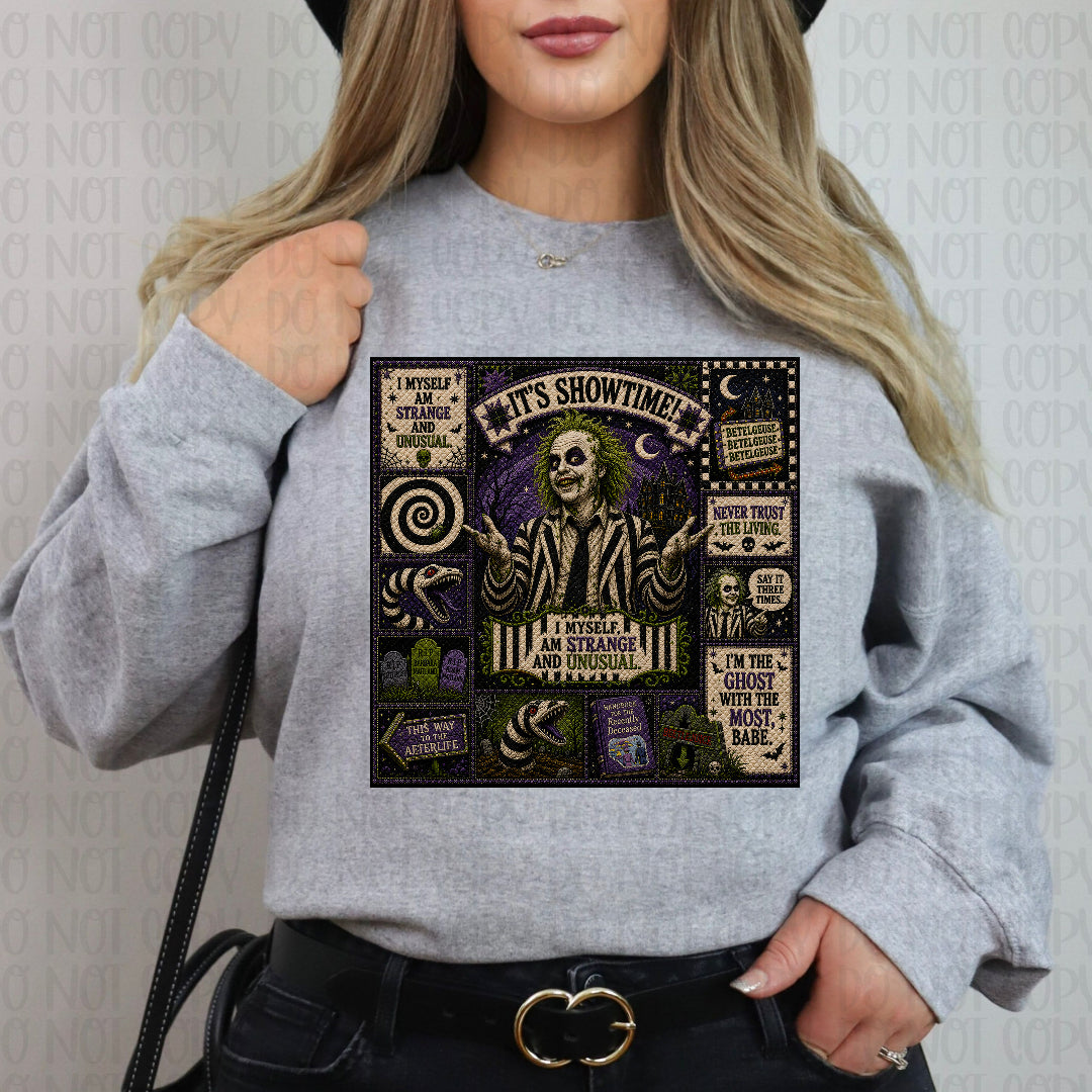 It's showtime juice faux quilt (JM) DTF transfer