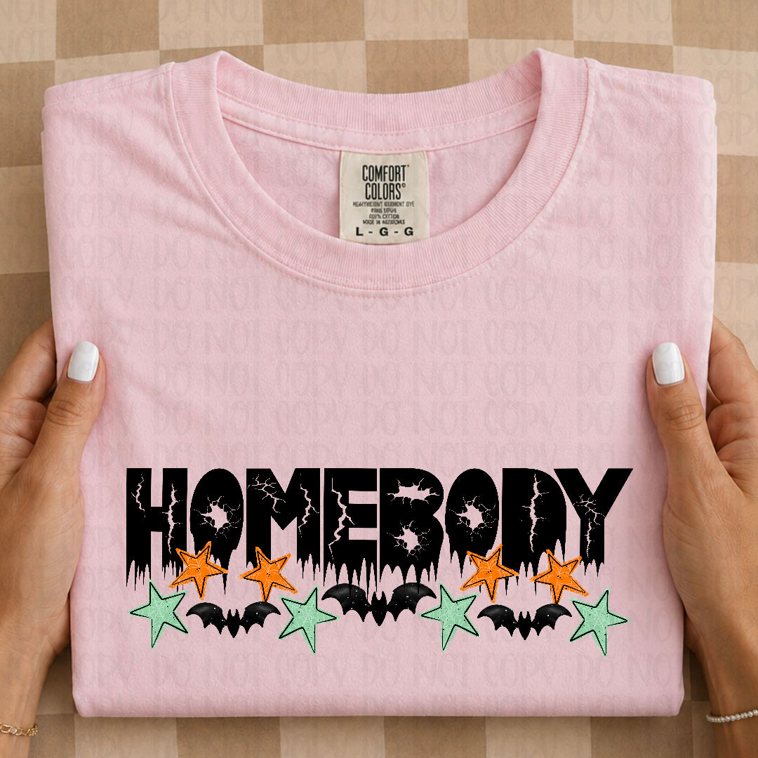 Homebody bats and stars (Texan) DTF Transfer
