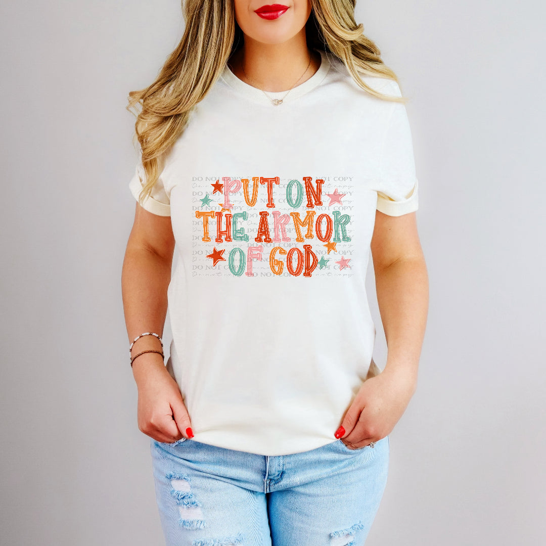put on the armor of god (scarlow) DTF Transfer