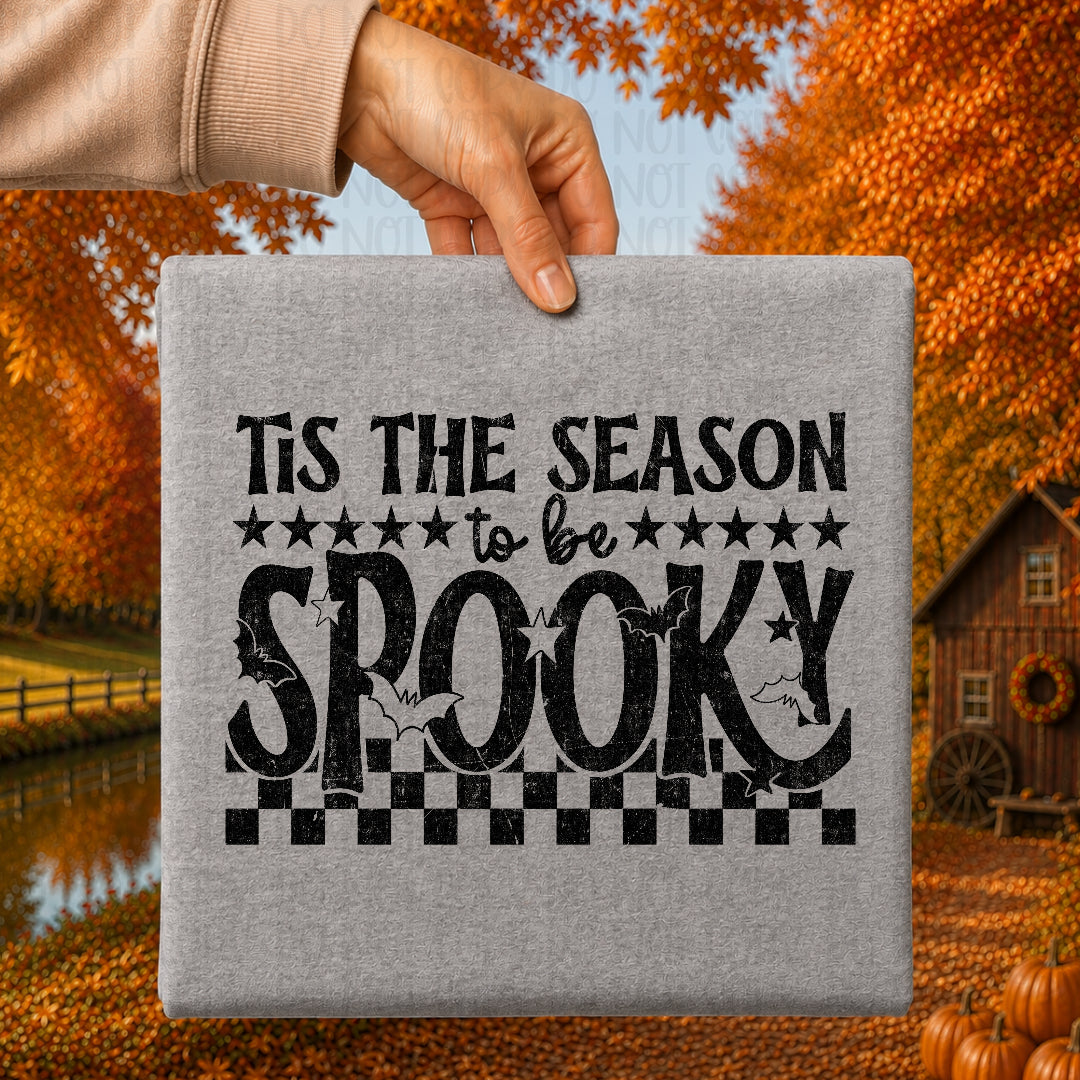 Tis the season to be spooky BLACK (Scarlow) DTF transfer
