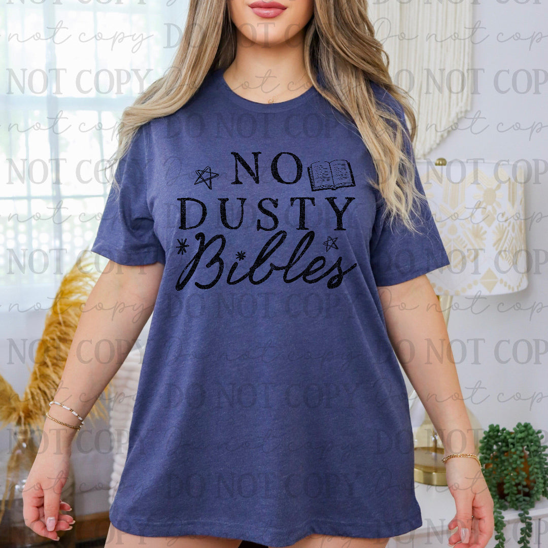 No dusty bibles black (Scarlow) DTF Transfer