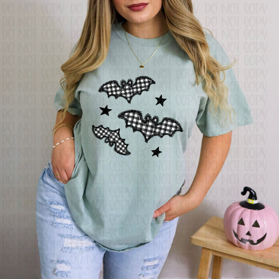 Plaid bats (Scarlow) DTF Transfer