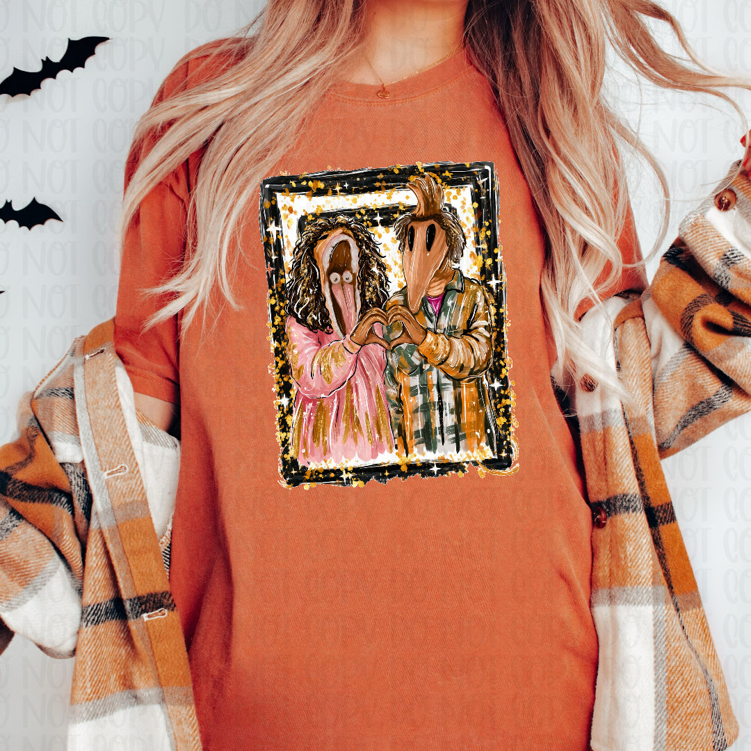 Maitland heart hands faux gold flake (SSD) DTF Transfer