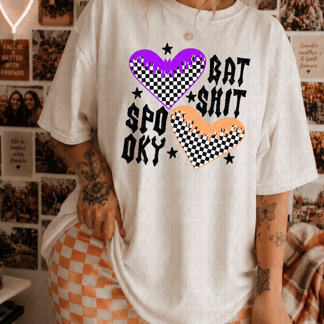 Bat shit spooky (Lyttle) DTF Transfer