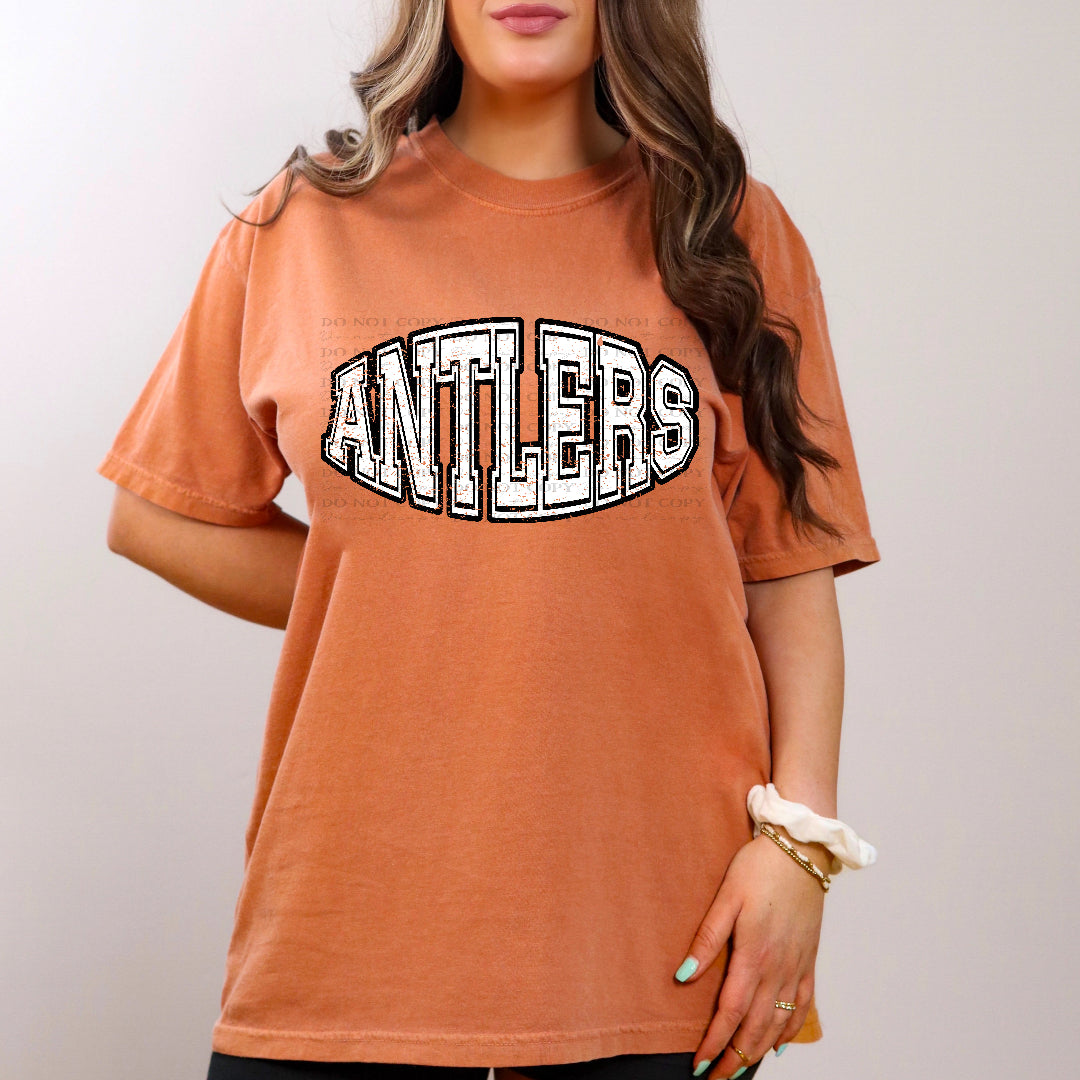 Antlers simple grunge (Caplinger) DTF transfer