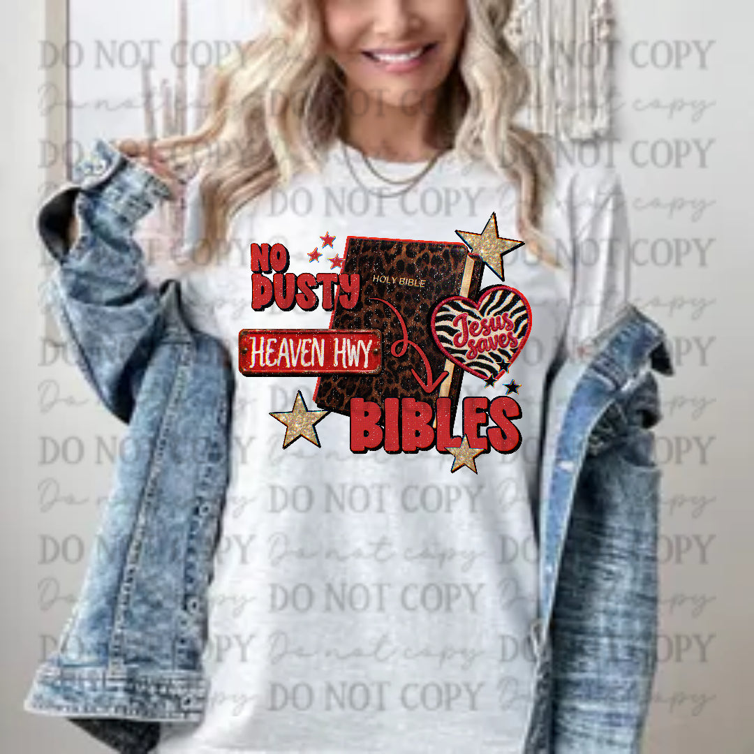 No Dusty Bibles (Scarlow) DTF Transfer
