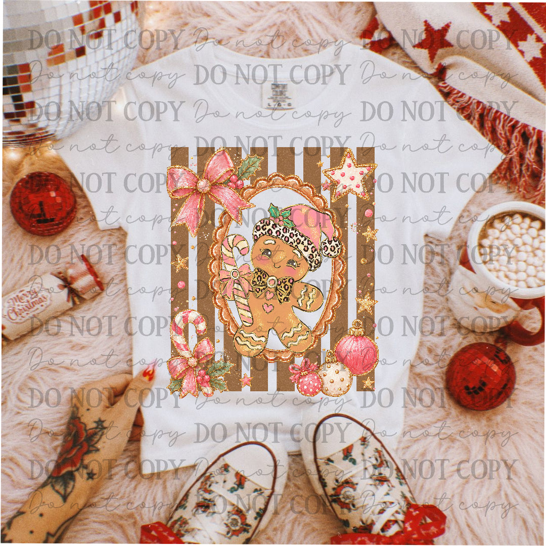 Preppy Frame Gingerbread (SSD) DTF Transfer