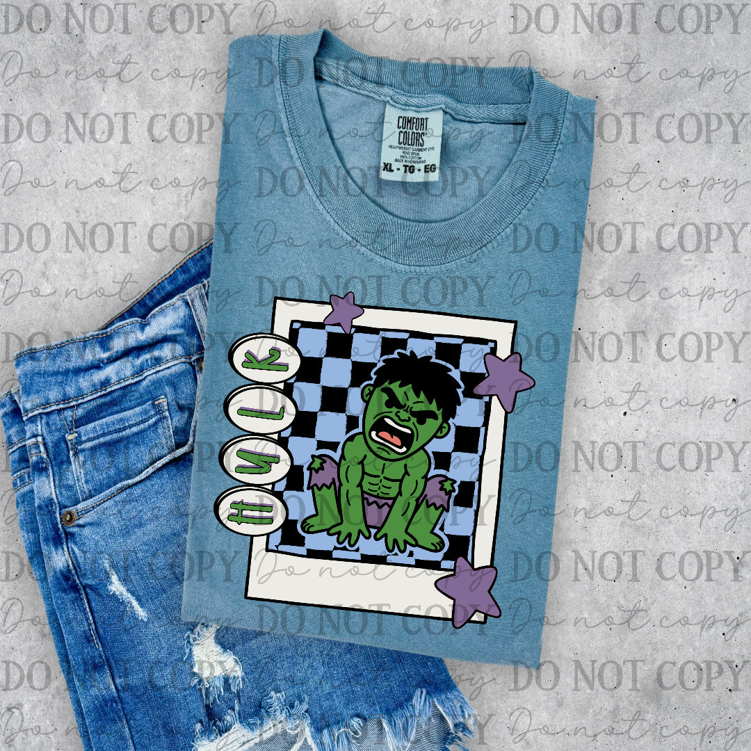 Green man polaroid (OHDD) DTF Transfer