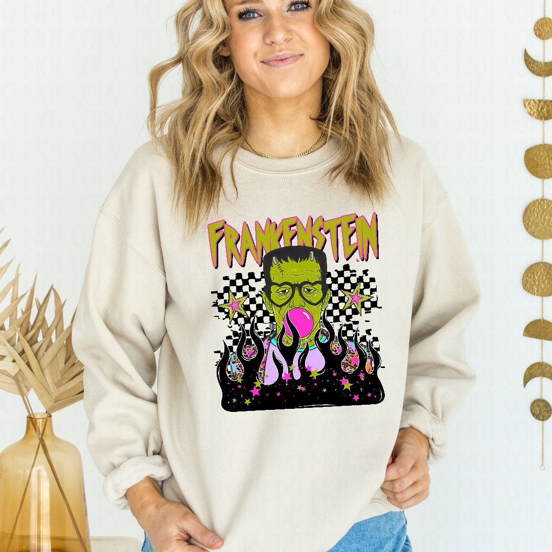 Frank pink bubble (FRONT ONLY) (Texan) DTF Transfer