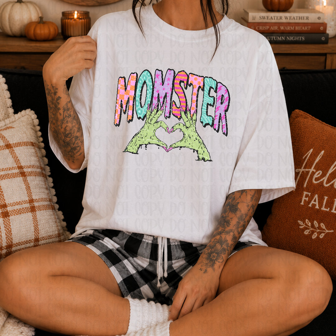 Momster zombie heart hands (Carter) DTF Transfer