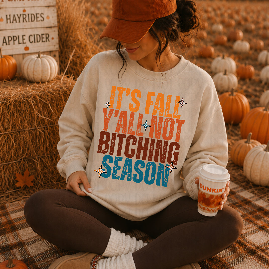 It's fall ya'll not B season (Texan) DTF Transfer