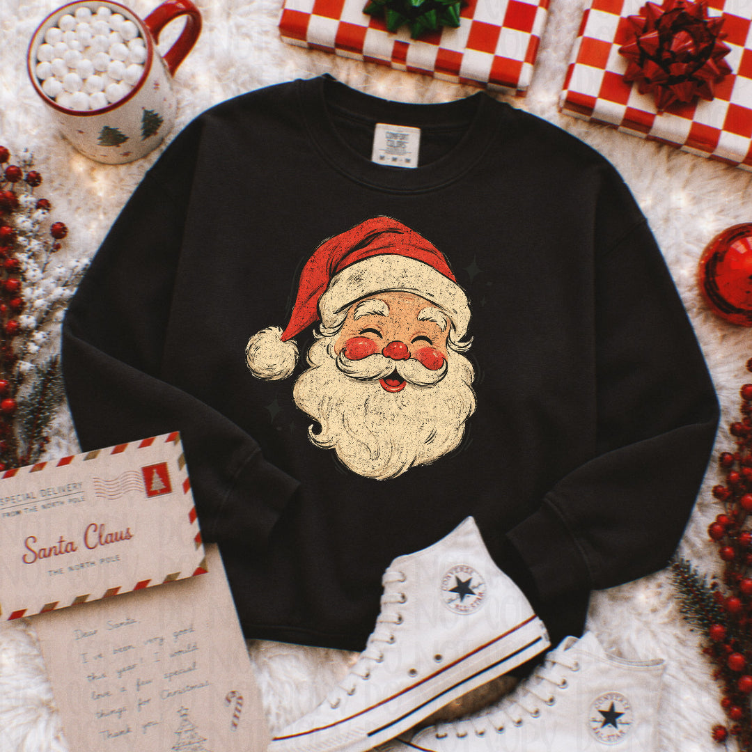 Vintage Santa head 1 (Scarlow) DTF Transfer