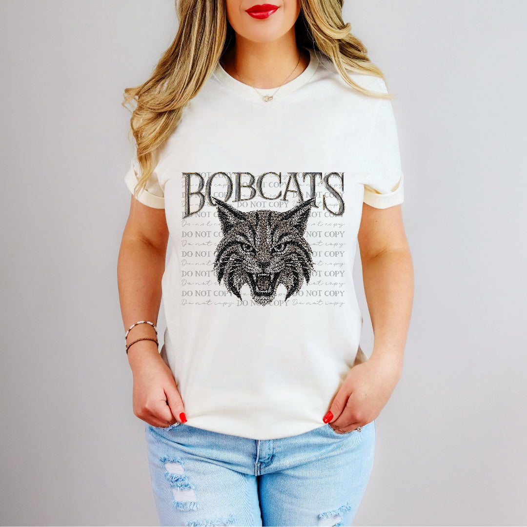 bobcats bling mascots (kayndi) DTF transfer