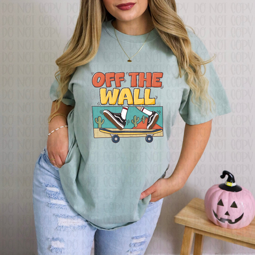 Off the wall skateboard (Carter) DTF Transfer