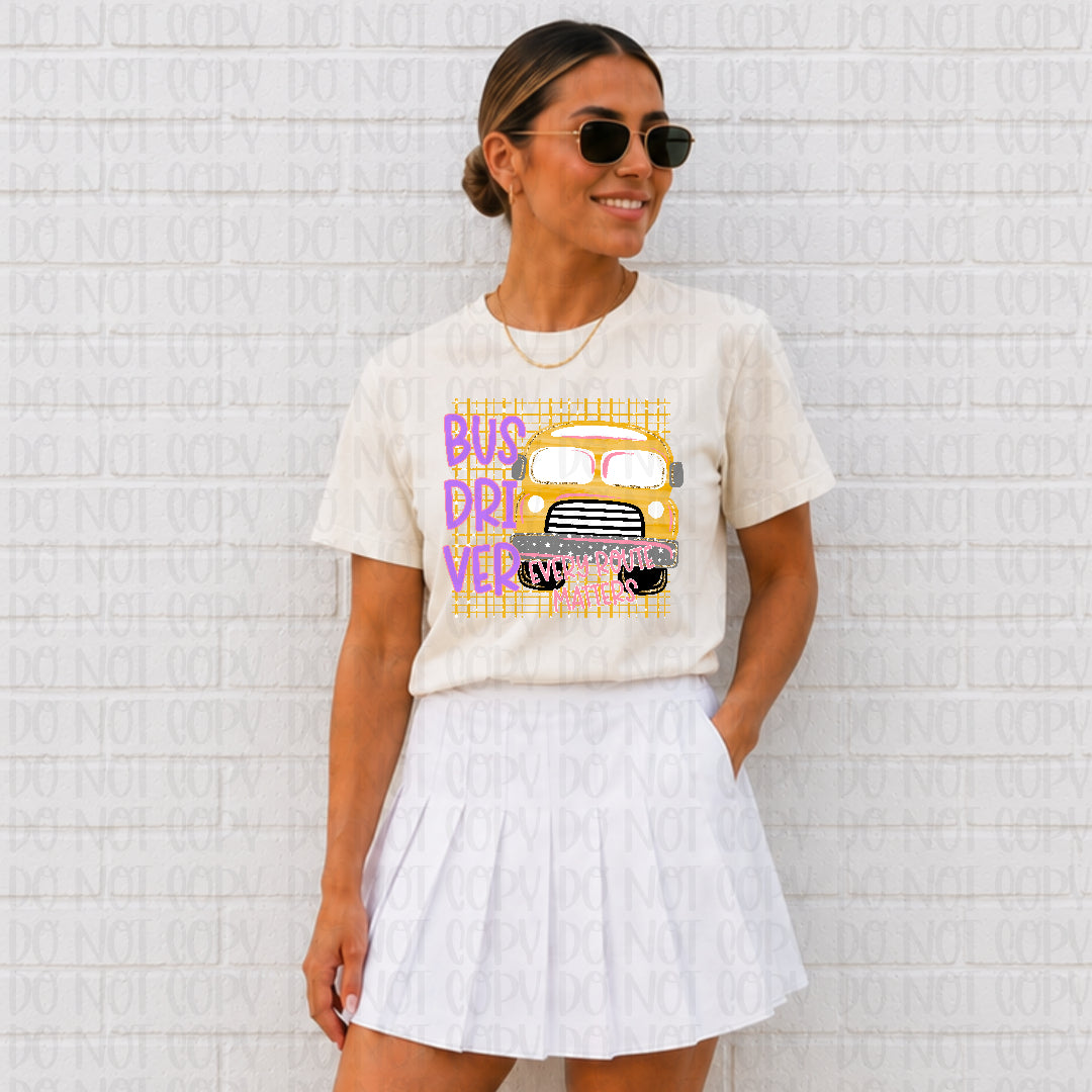 Bus driver every route matters (Virgo) DTF Transfer