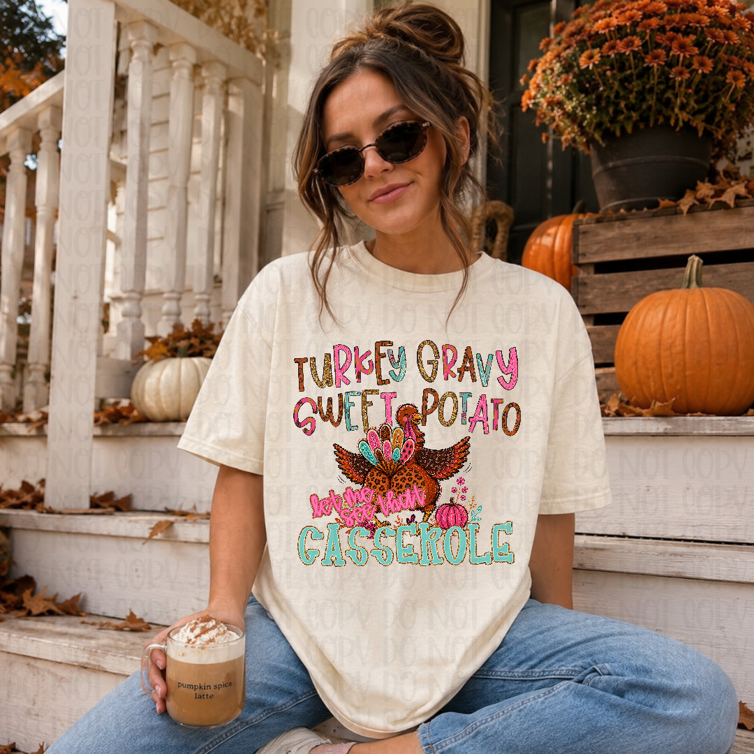 Turkey gravy sweet potato (Kayndi) DTF Transfer