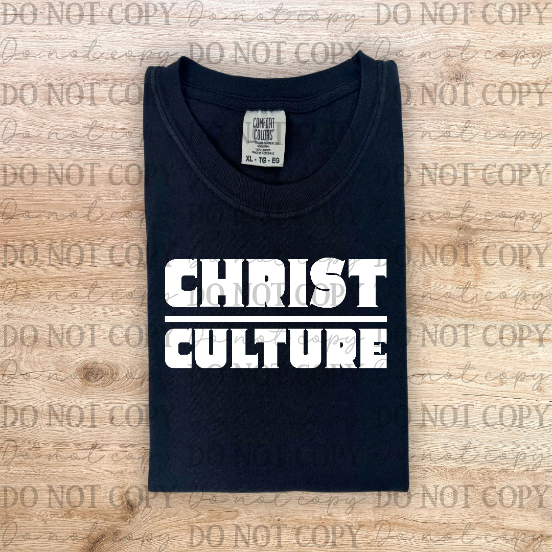 Christ Culture (Vehement) DTF transfer