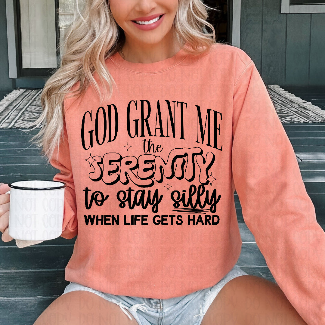 God grant me the serenity (Scarlow) DTF transfer