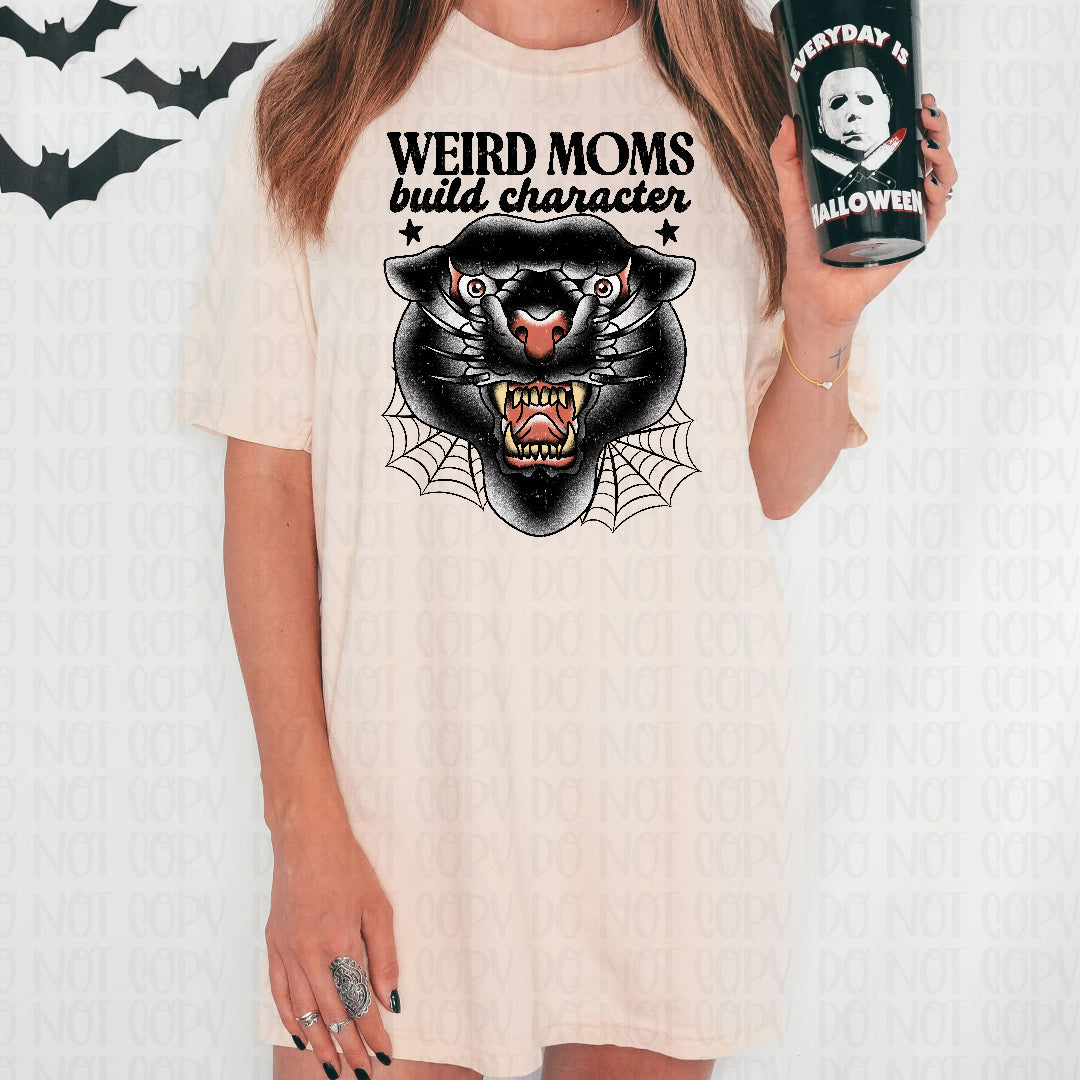 Weird moms build character panther (Lyttle) DTF Transfer