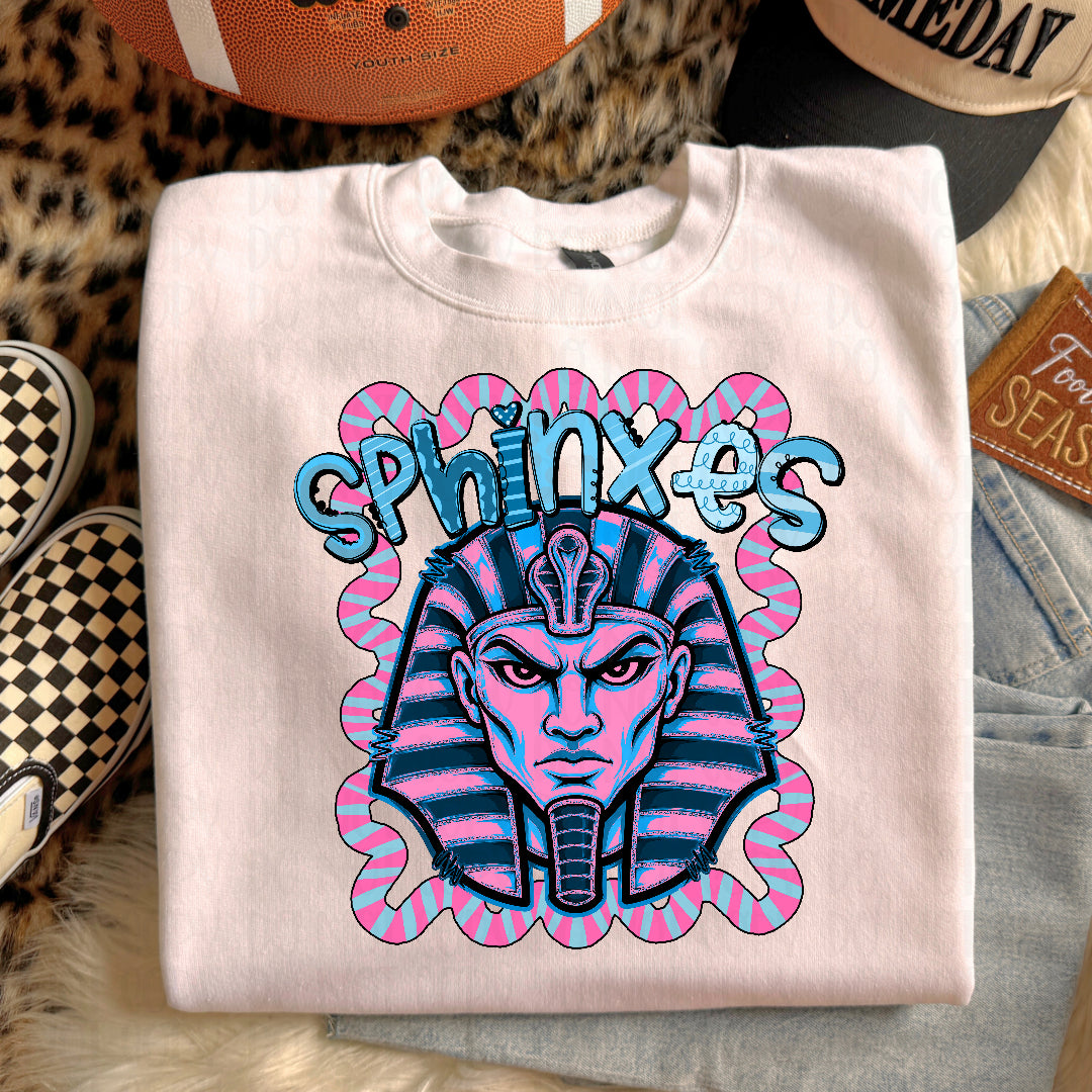 Sphinxes whimsy frame (Kayndi) DTF transfer