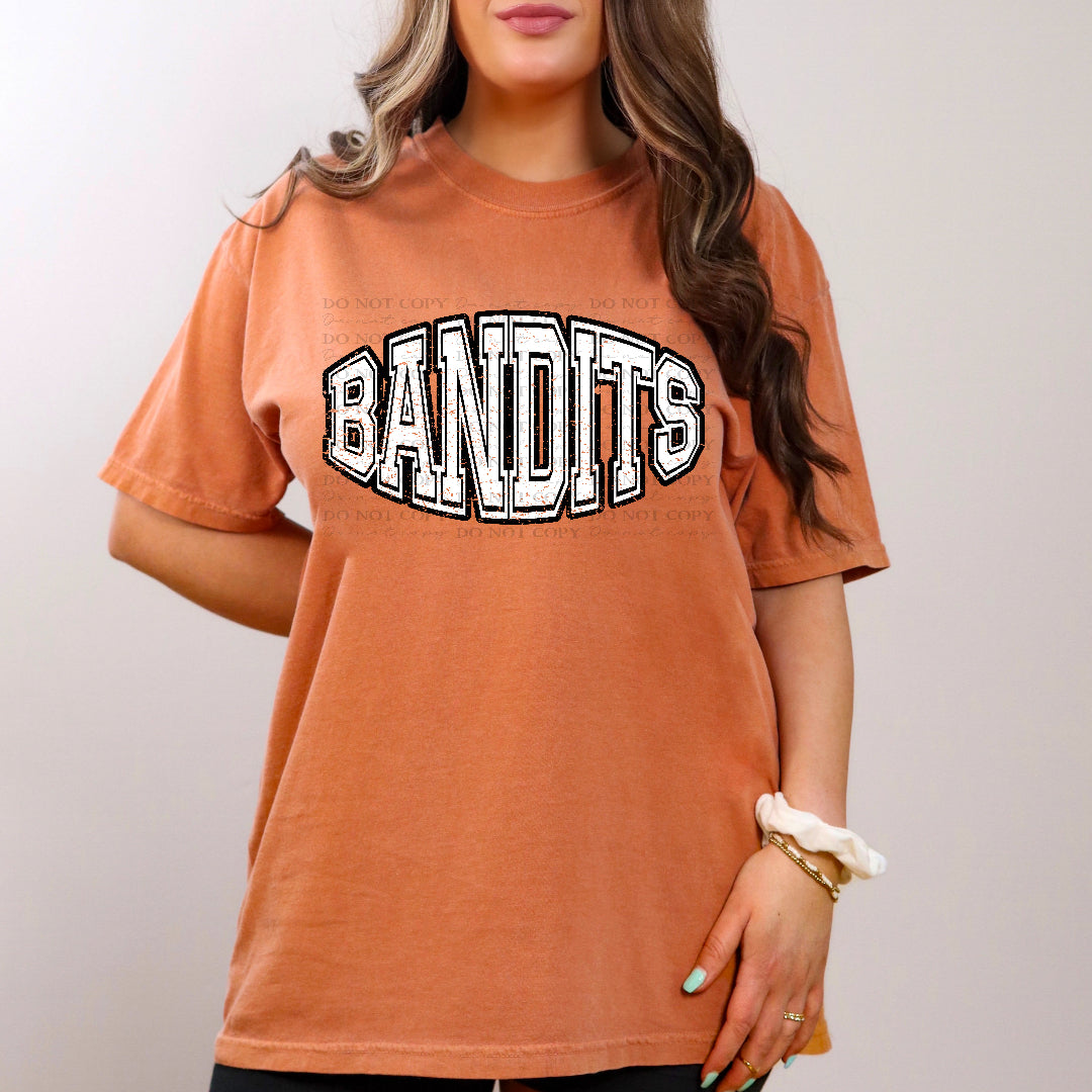 Bandits simple grunge (Caplinger) DTF transfer
