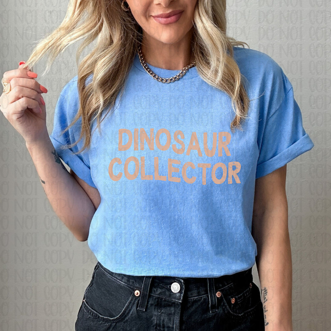Dinosaur collector BROWN (Scarlow) DTF Transfer
