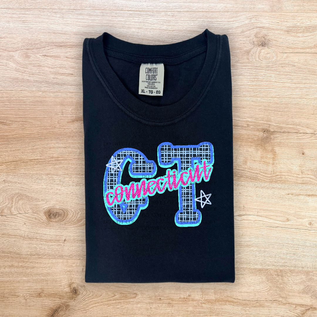 Connecticut state design (kayndi) DTF transfer