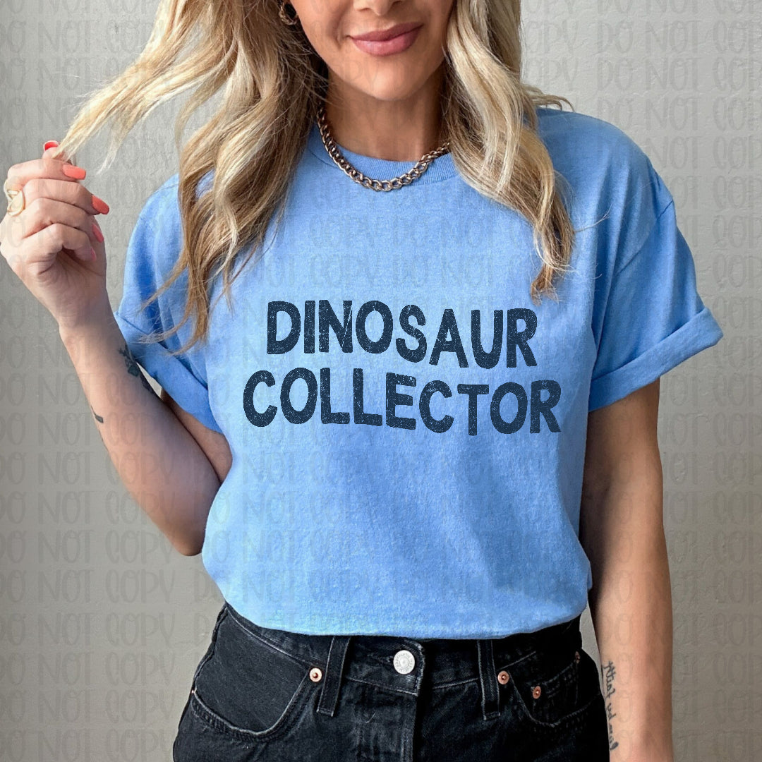 Dinosaur collector BLACK (Scarlow) DTF Transfer