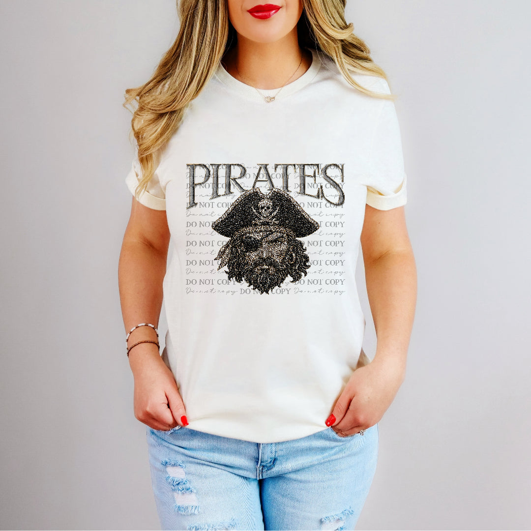 pirates dark with hat bling mascots (kayndi) DTF transfer