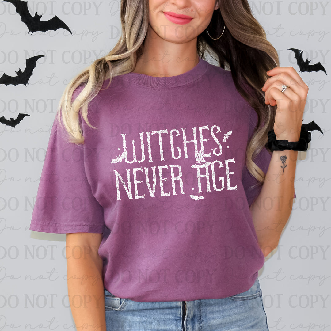 Witches never age WHITE (Scarlow) DTF Transfer