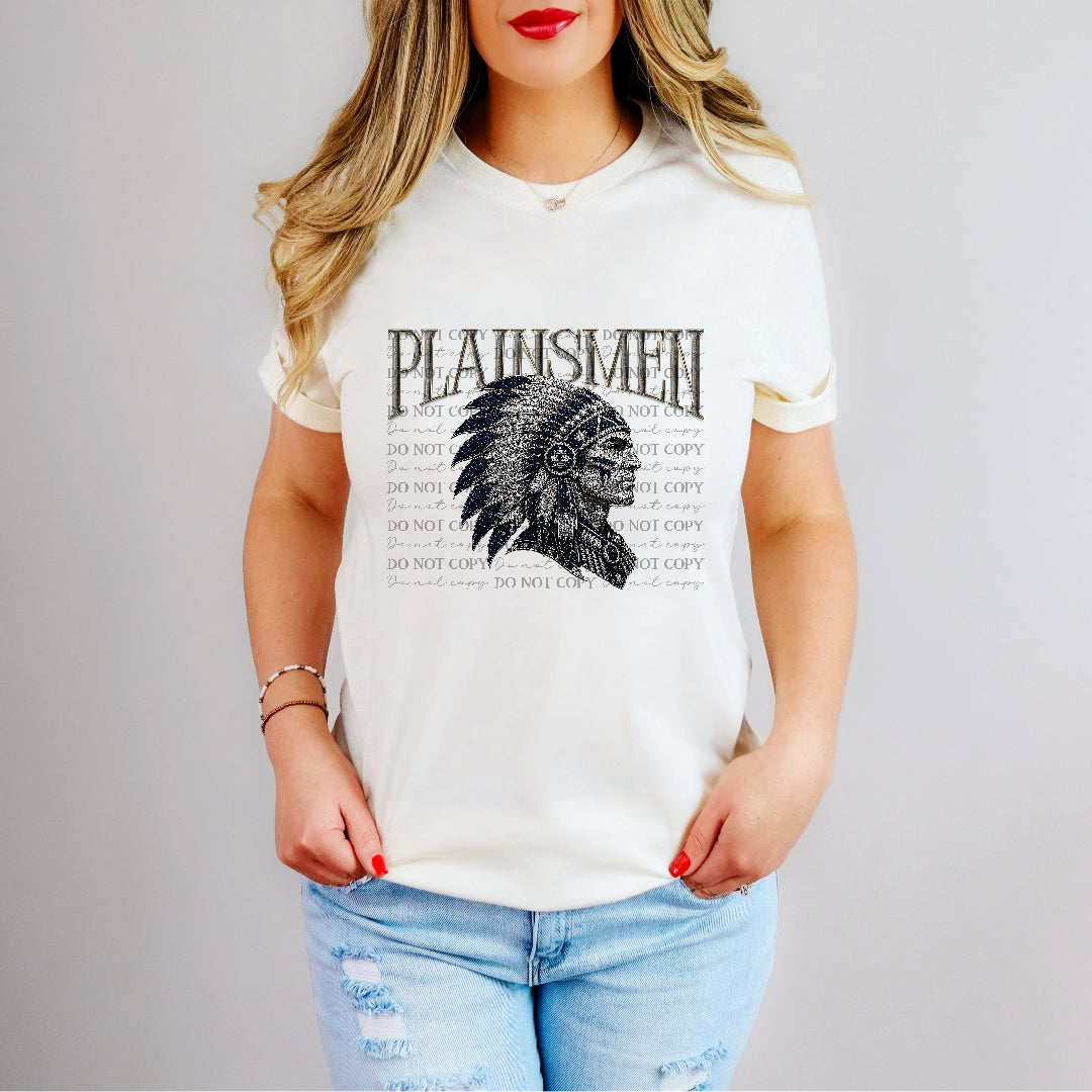 plainsmen with hat bling mascots (kayndi) DTF transfer