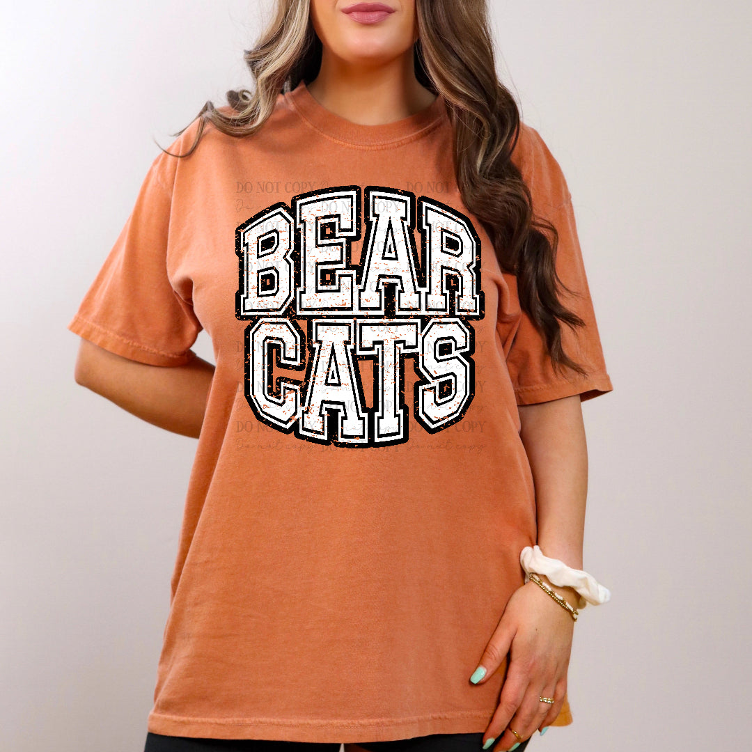 Bear cats simple grunge (Caplinger) DTF transfer