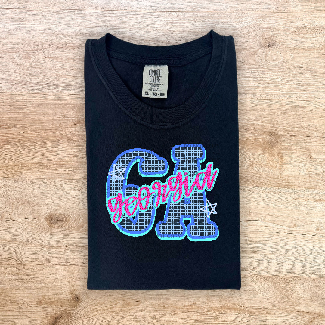 georgia state design (kayndi) DTF transfer