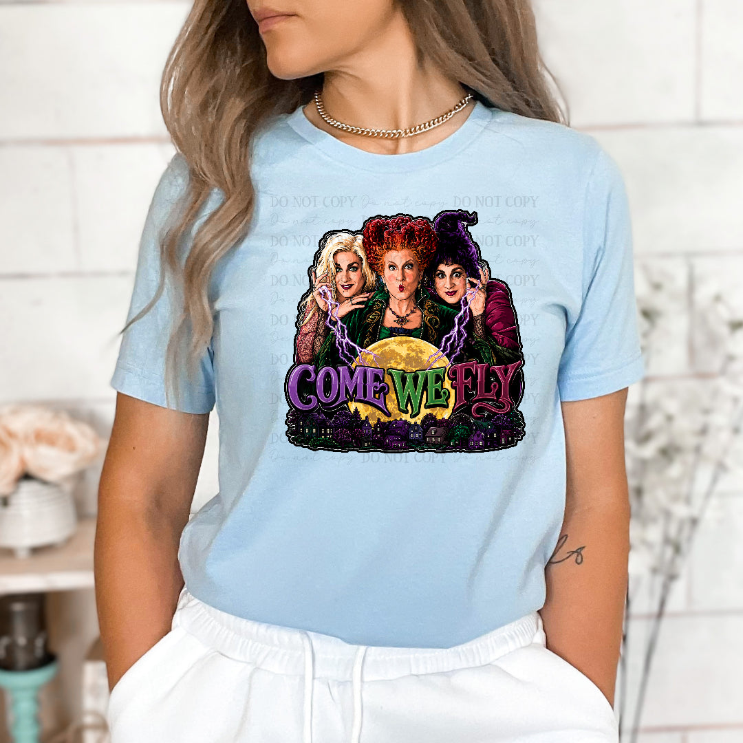 Come we fly HP sisters (Divine) DTF Transfer