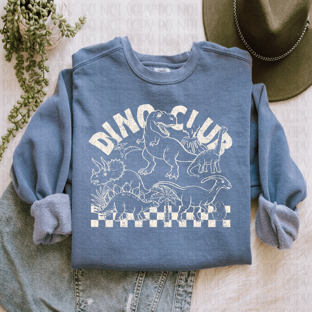 Dino club cream (Scarlow) DTF Transfer