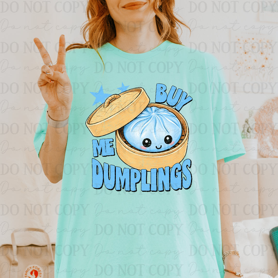 Buy me dumplings blue (Scarlow) DTF Transfer
