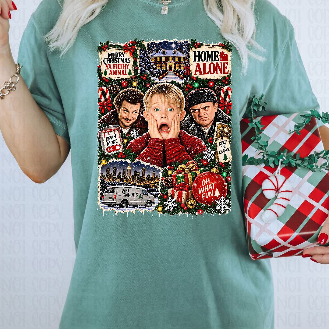 Oh what fun wet bandits Sunday Special DTF transfer