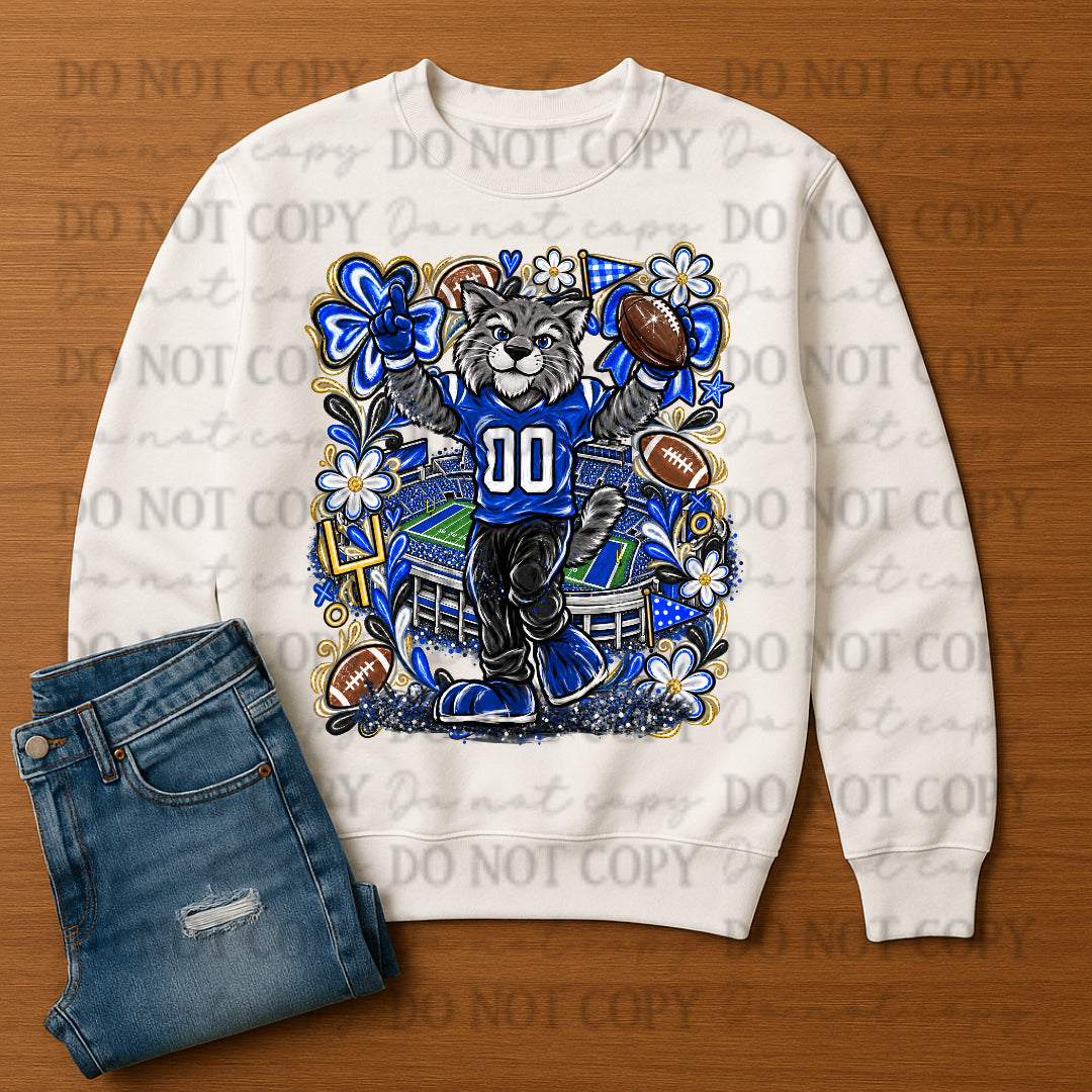 Ky Mascot Cheerleader (SDD) DTF Transfer