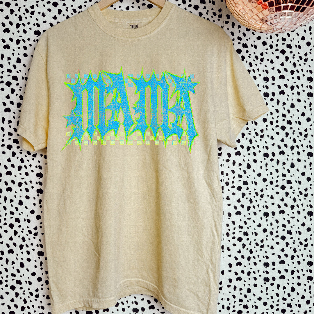 Mama blue and yellow grunge (Scarlow) DTF Transfer