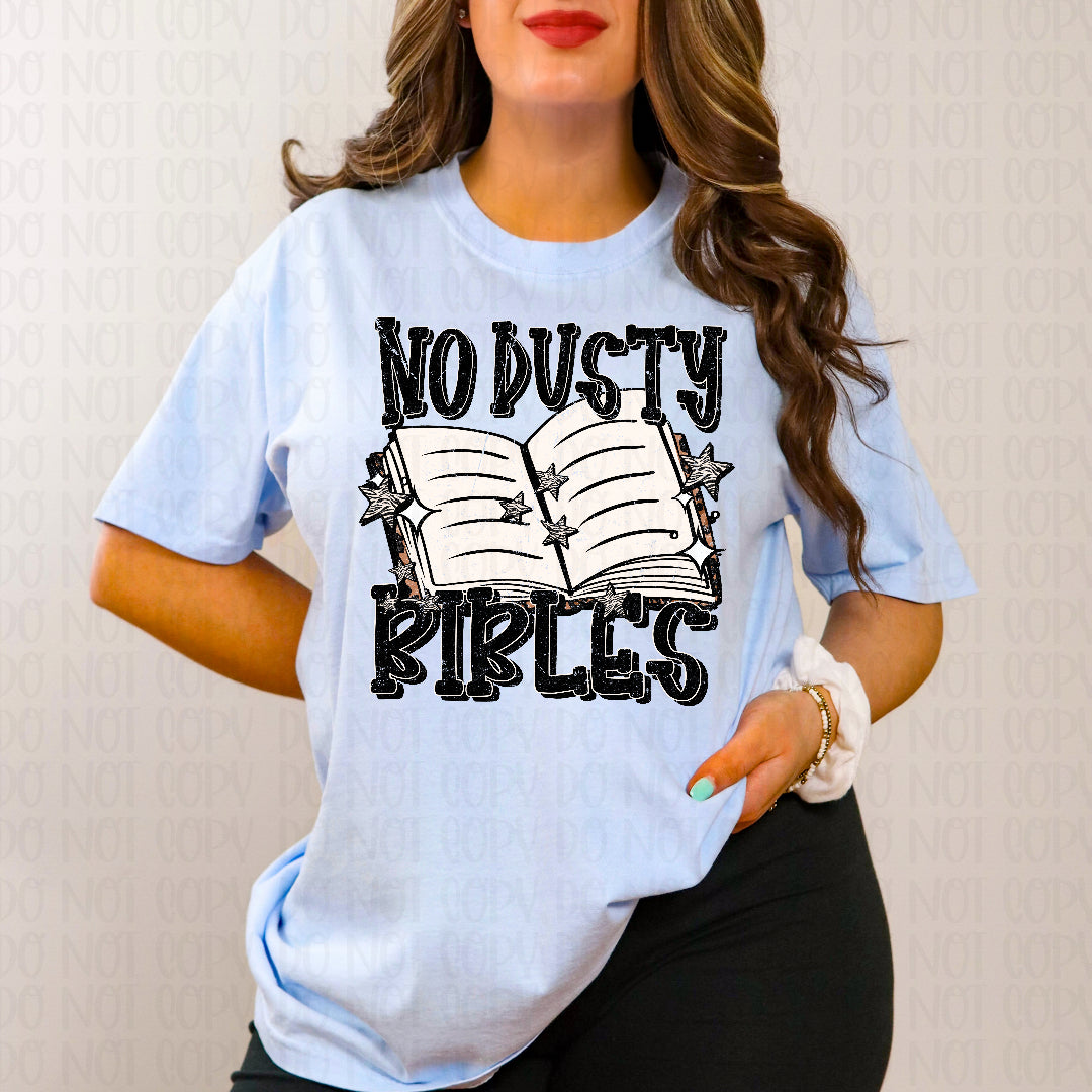No dusty bibles with stars (Scarlow) DTF transfer