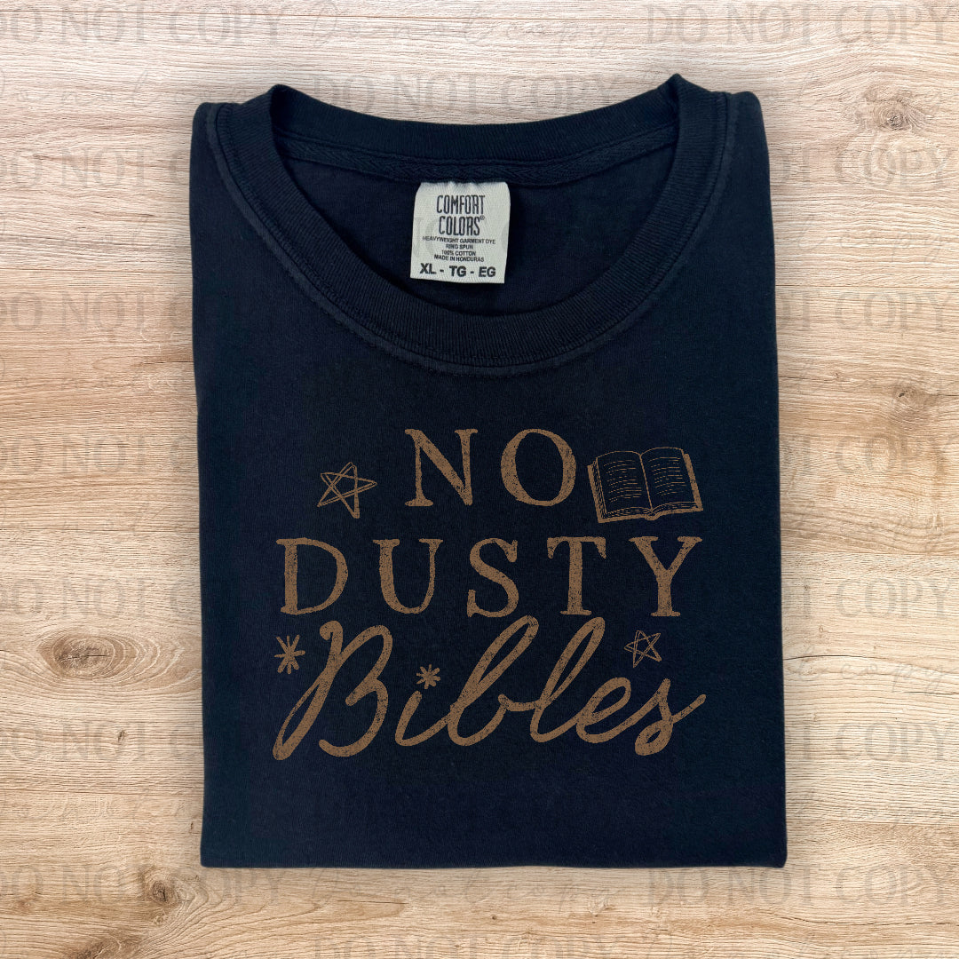 No dusty bibles brown (Scarlow) DTF Transfer