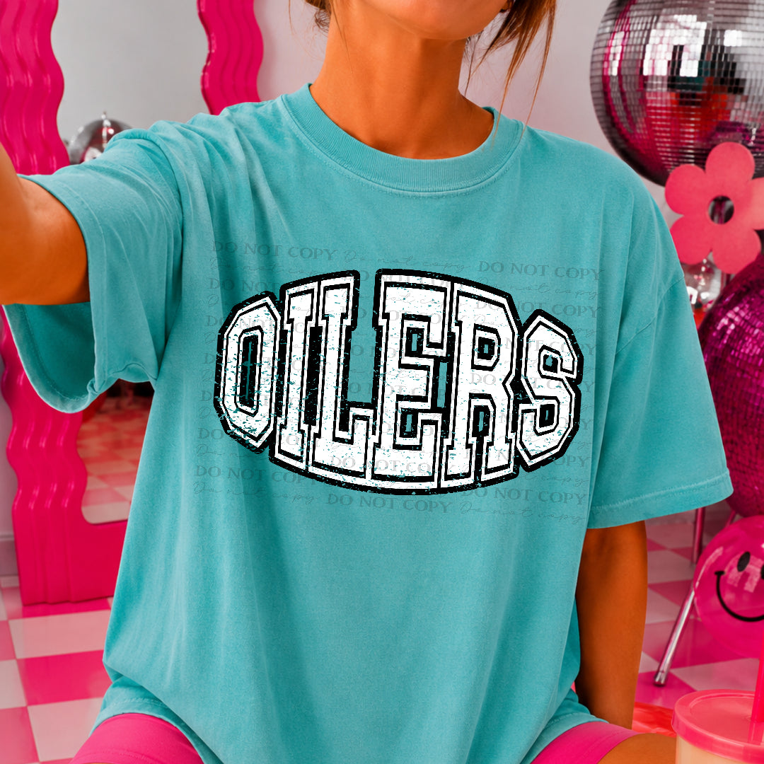 Oilers Simple Grunge (Caplinger) DTF transfer