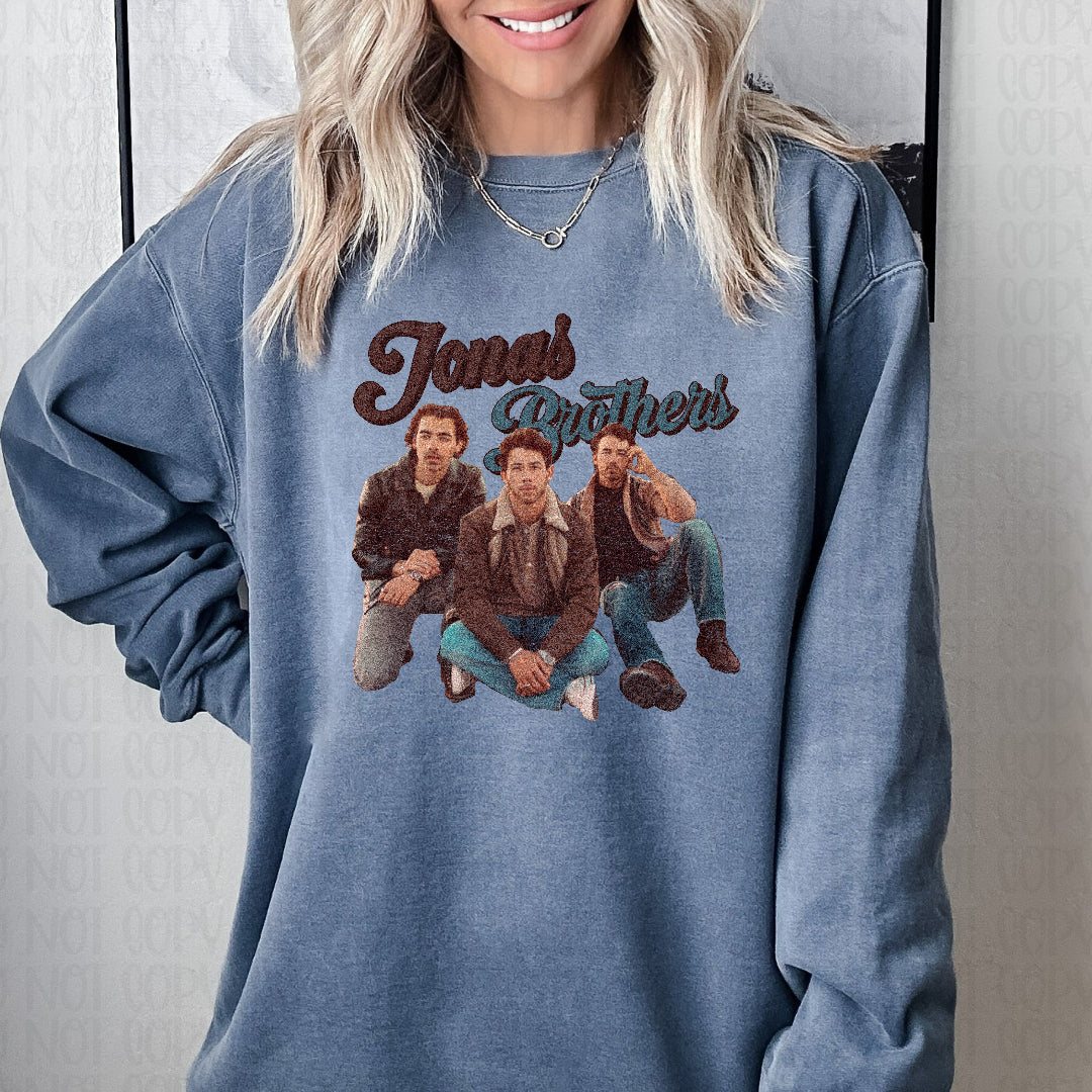 Jonas bros grungy (Scarlow) DTF Transfer