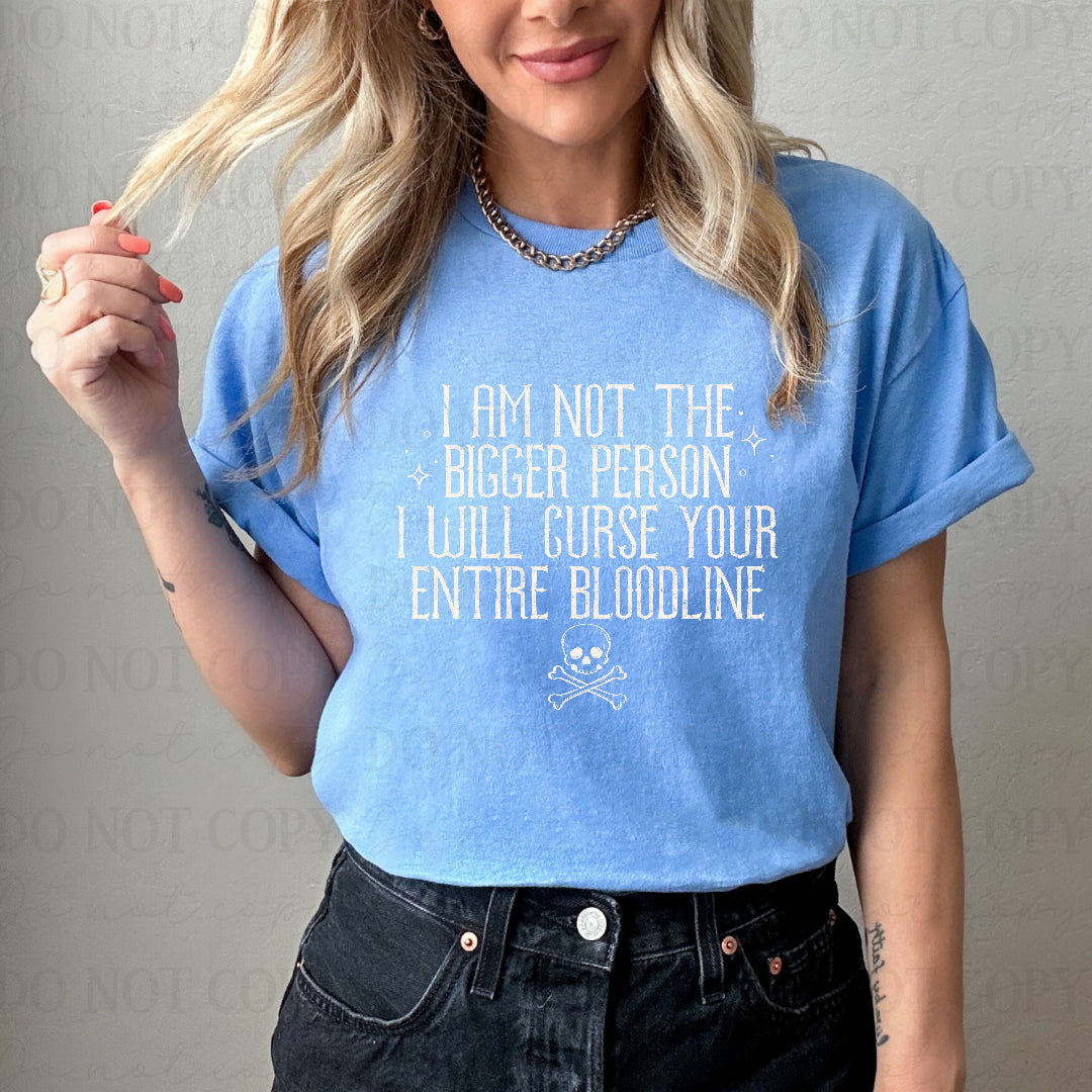 I will curse your entire bloodline WHITE (Scarlow) DTF Transfer